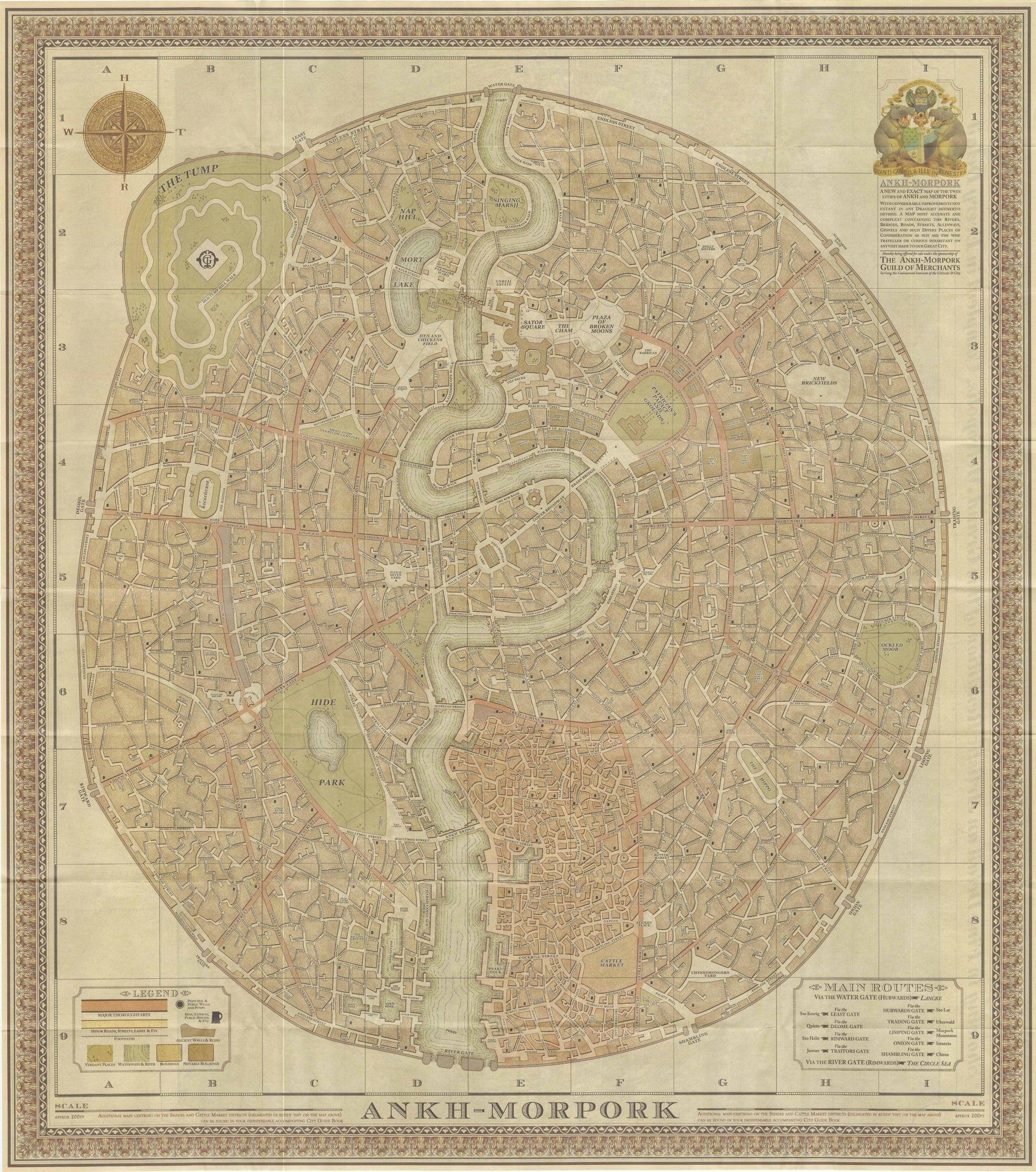 Map of Ankh-Morpork